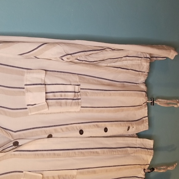 NWOT Rails Rowen Coco Linen Blend Jacket SZ LG - Picture 3 of 7